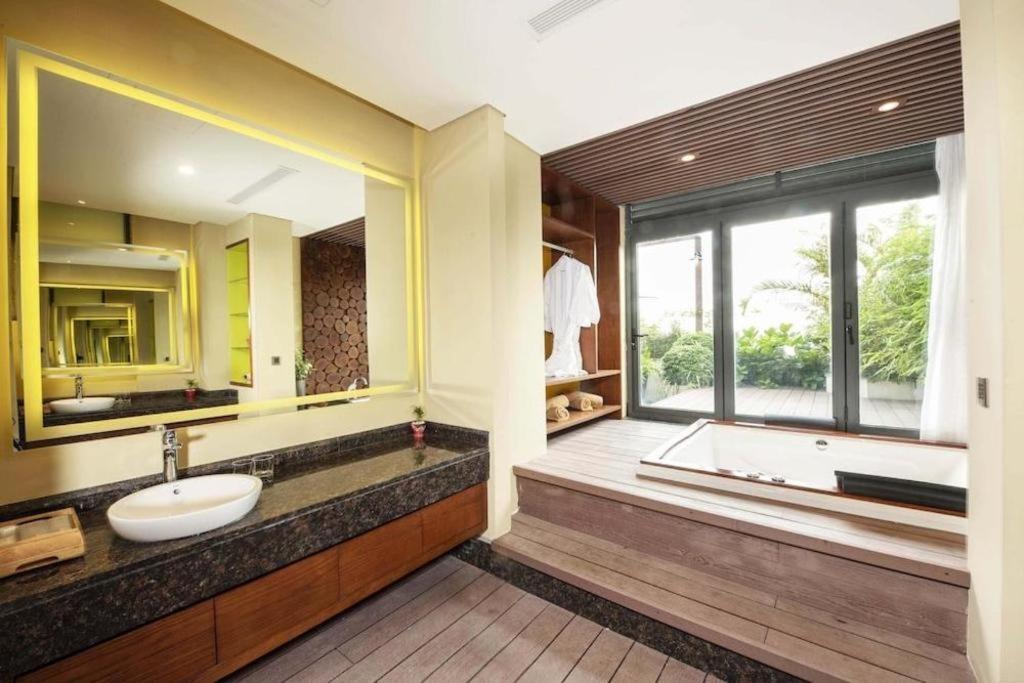 Thang Loi Tam Dao Hotel Esterno foto
