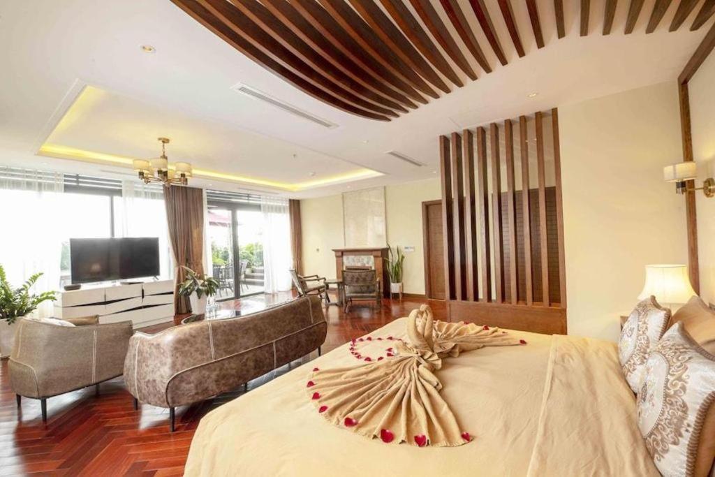 Thang Loi Tam Dao Hotel Esterno foto